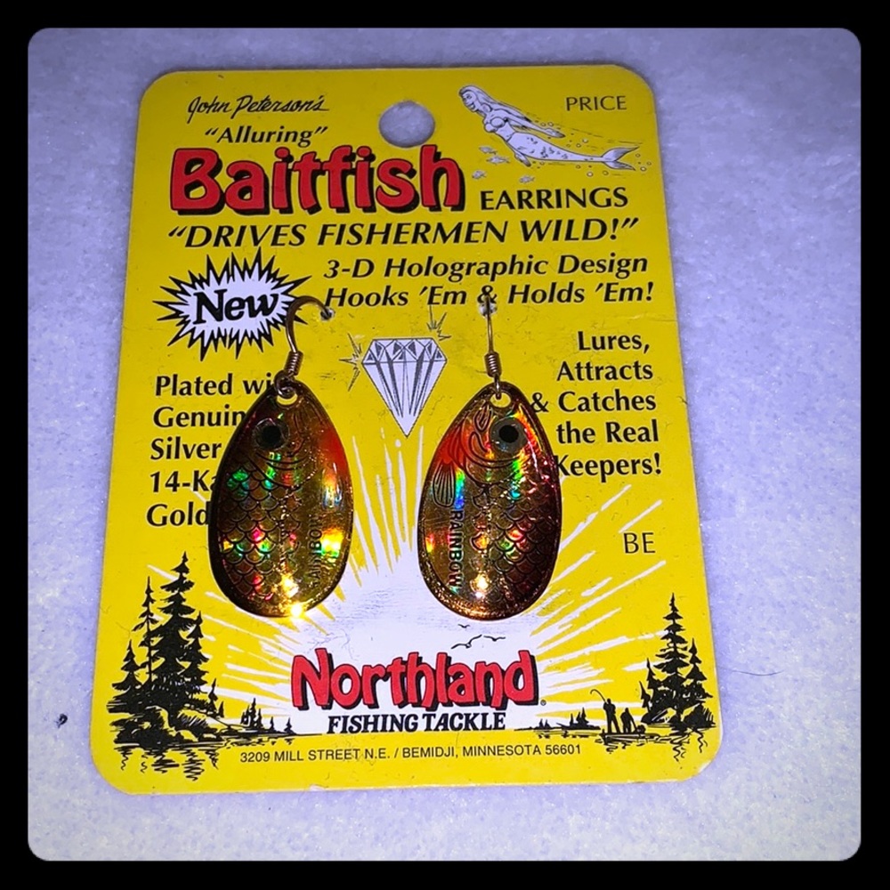Unique Style required! Baitfish Earrings